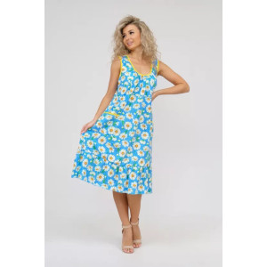 Сарафан женский "Лада" 1213-2 кулирка (последний размер) голубой 56 Сарафан женский "Лада" 1213-2 кулирка (последний размер) голубой 56