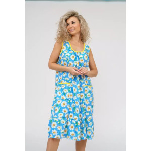 Сарафан женский "Лада" 1213-2 кулирка (последний размер) голубой 56 Сарафан женский "Лада" 1213-2 кулирка (последний размер) голубой 56