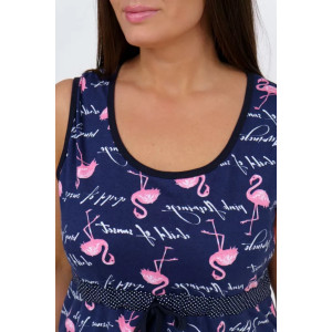 Сарафан женский "Жизель" 1223 кулирка (последний размер) фламинго 54,60 Сарафан женский "Жизель" 1223 кулирка (последний размер) фламинго 54,60