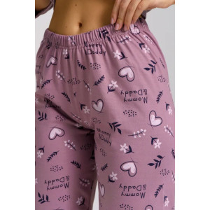 Пижама женская "Юля" 1325-1 кулирка (последний размер) сердце 46,52,58,60 Пижама женская "Юля" 1325-1 кулирка (последний размер) сердце 46,52,58,60