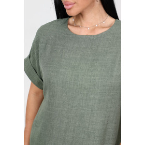 Костюм двойка женский "Шик" КЛ-2572 имитация льна (последний размер) фисташка 48,56,58 Костюм двойка женский "Шик" КЛ-2572 имитация льна (последний размер) фисташка 48,56,58