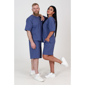 Костюм двойка женский КФ-45 футер (последний размер) мави 54 Костюм двойка женский КФ-45 футер (последний размер) мави 54