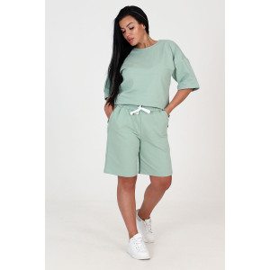 Костюм двойка женский КФ-45 футер (последний размер) оливка 48,52,54,56 Костюм двойка женский КФ-45 футер (последний размер) оливка 48,52,54,56