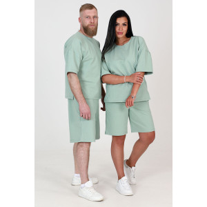 Костюм двойка женский КФ-45 футер (последний размер) оливка 48,52,54,56 Костюм двойка женский КФ-45 футер (последний размер) оливка 48,52,54,56