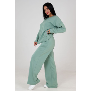 Костюм двойка женский КФ-66 футер (последний размер) оливка 48,50 Костюм двойка женский КФ-66 футер (последний размер) оливка 48,50