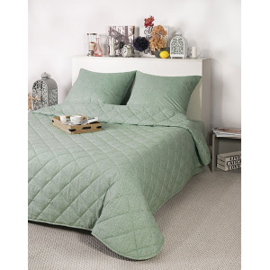 Набор для сна с одеялом КП26-1432 ВБ зеленый Набор для сна с одеялом КП26-1432 ВБ зеленый