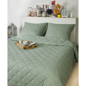 Набор для сна с одеялом КП26-1432 ВБ зеленый Набор для сна с одеялом КП26-1432 ВБ зеленый