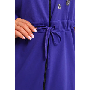 Халат женский №190.1 кулирка (р-ры: 46-56) фиолетовый Халат женский №190.1 кулирка (р-ры: 46-56) фиолетовый