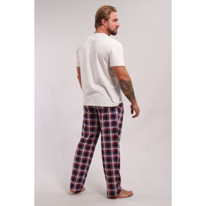 Брюки мужские №197 кулирка (р-ры: 50-60) синий