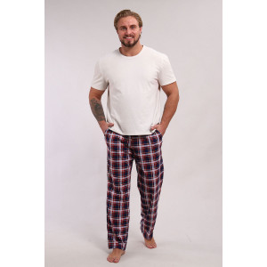 Брюки мужские №197 кулирка (р-ры: 50-60) синий