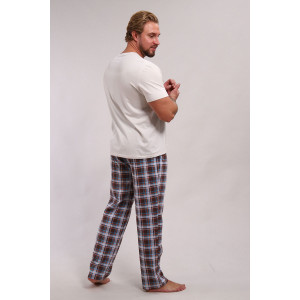 Брюки мужские №197.1 кулирка (р-ры: 50-60) коричневый