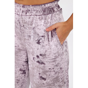 Костюм двойка женский "Оливия" иконвелюр (р-ры: 48-58) лила