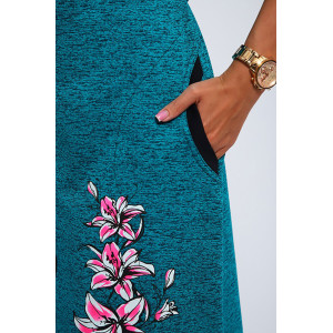 Халат женский "Лилия" футер (р-ры: 48-62) Халат женский "Лилия" футер (р-ры: 48-62)