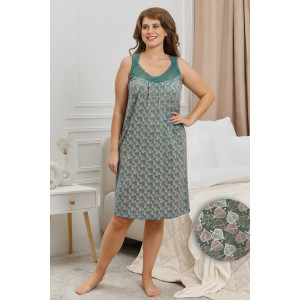 Сорочка женская "Австерия" кулирка (р-ры: 50-64) зеленый