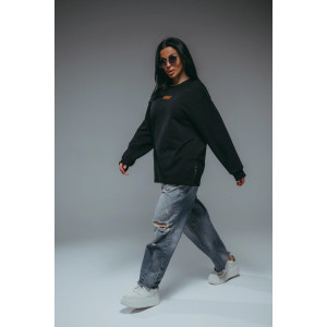 Свитшот женский "Русь" футер 2-х нитка пенье фирча (р-ры: 44-58) чёрный Свитшот женский "Русь" футер 2-х нитка пенье фирча (р-ры: 44-58) чёрный