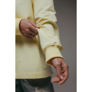 Свитшот женский "Русь" футер 2-х нитка пенье фирча (р-ры: 44-58) жёлтый Свитшот женский "Русь" футер 2-х нитка пенье фирча (р-ры: 44-58) жёлтый