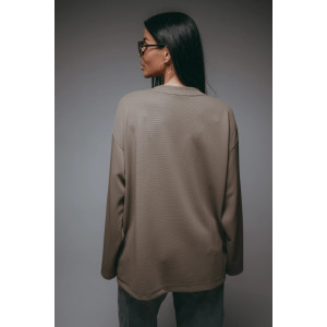 Свитшот женский "Дабл" трикотаж вафля (р-ры: 48-70) хаки Свитшот женский "Дабл" трикотаж вафля (р-ры: 48-70) хаки