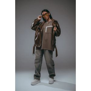 Свитшот женский "Дабл" трикотаж вафля (р-ры: 48-70) хаки Свитшот женский "Дабл" трикотаж вафля (р-ры: 48-70) хаки