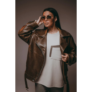 Свитшот женский "Дабл" трикотаж вафля (р-ры: 48-70) бежевый Свитшот женский "Дабл" трикотаж вафля (р-ры: 48-70) бежевый