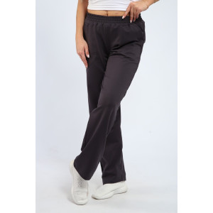 Брюки женские М106 футер с лайкрой (р-ры: 48-62) темно-серый Брюки женские М106 футер с лайкрой (р-ры: 48-62) темно-серый