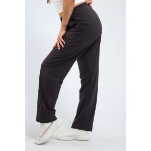 Брюки женские М106 футер с лайкрой (р-ры: 48-62) темно-серый Брюки женские М106 футер с лайкрой (р-ры: 48-62) темно-серый