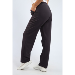 Брюки женские М106 футер с лайкрой (р-ры: 48-62) темно-серый Брюки женские М106 футер с лайкрой (р-ры: 48-62) темно-серый