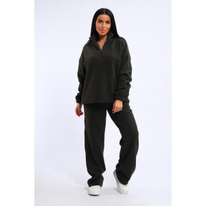 Костюм двойка женский 01061 флис (р-ры: 46-60) хаки Костюм двойка женский 01061 флис (р-ры: 46-60) хаки