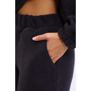 Костюм двойка женский 01061 флис (р-ры: 46-60) серый Костюм двойка женский 01061 флис (р-ры: 46-60) серый