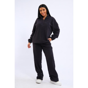 Костюм двойка женский 01061 флис (р-ры: 46-60) серый Костюм двойка женский 01061 флис (р-ры: 46-60) серый