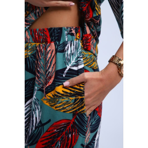 Костюм двойка женский "Джина-2" кулирка (р-ры: 46-72) листопад Костюм двойка женский "Джина-2" кулирка (р-ры: 46-72) листопад