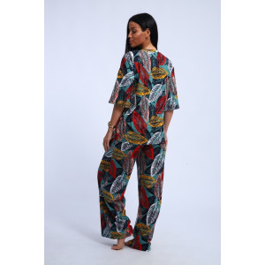 Костюм двойка женский "Джина-2" кулирка (р-ры: 46-72) листопад Костюм двойка женский "Джина-2" кулирка (р-ры: 46-72) листопад