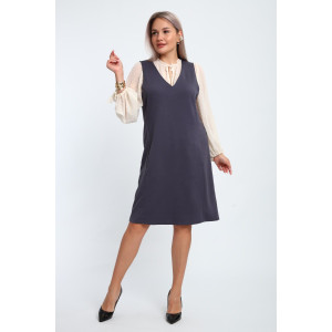 Сарафан женский №32739 тесла (р-ры: 48-58) графит Сарафан женский №32739 тесла (р-ры: 48-58) графит