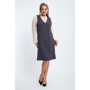 Сарафан женский №32739 тесла (р-ры: 48-58) графит Сарафан женский №32739 тесла (р-ры: 48-58) графит
