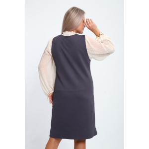 Сарафан женский №32739 тесла (р-ры: 48-58) графит Сарафан женский №32739 тесла (р-ры: 48-58) графит