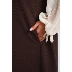 Сарафан женский №32739 тесла (р-ры: 48-58) шоколад Сарафан женский №32739 тесла (р-ры: 48-58) шоколад