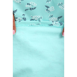 Сорочка женская "Нежность" футер (р-ры: 48-62) зеленый