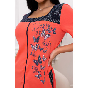 Халат женский "Янина" кулирка (р-ры: 48-58)