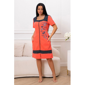 Халат женский "Янина" кулирка (р-ры: 48-58)