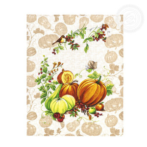 Набор кухонный из 2-х полотенец рогожка "Дары осени" Набор кухонный из 2-х полотенец рогожка "Дары осени"