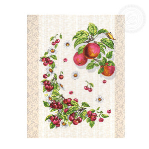 Набор кухонный из 2-х полотенец рогожка "Дары осени" Набор кухонный из 2-х полотенец рогожка "Дары осени"