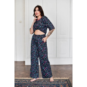 Пижама женская "Белла" 1324-2 кулирка (последний размер) камушки 56 Пижама женская "Белла" 1324-2 кулирка (последний размер) камушки 56