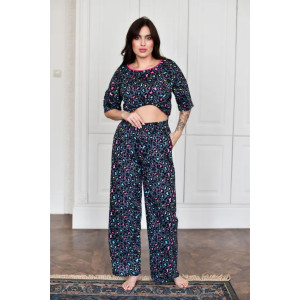 Пижама женская "Белла" 1324-2 кулирка (последний размер) камушки 56 Пижама женская "Белла" 1324-2 кулирка (последний размер) камушки 56