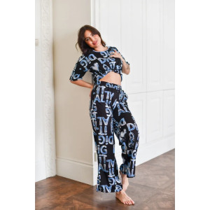 Пижама женская "Белла" 1324-4 кулирка (последний размер) буквы 48 Пижама женская "Белла" 1324-4 кулирка (последний размер) буквы 48