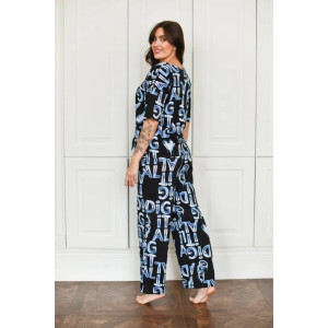 Пижама женская "Белла" 1324-4 кулирка (последний размер) буквы 48 Пижама женская "Белла" 1324-4 кулирка (последний размер) буквы 48