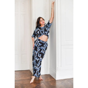 Пижама женская "Белла" 1324-4 кулирка (последний размер) буквы 48 Пижама женская "Белла" 1324-4 кулирка (последний размер) буквы 48