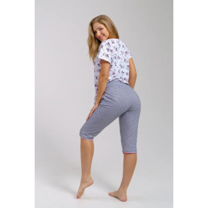 Пижама женская "Фламинго" 1342 кулирка (последний размер) серая корзиночка 50 Пижама женская "Фламинго" 1342 кулирка (последний размер) серая корзиночка 50