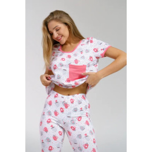 Пижама женская "Веста" 1341 кулирка (последний размер) чашки 44,46,48 Пижама женская "Веста" 1341 кулирка (последний размер) чашки 44,46,48