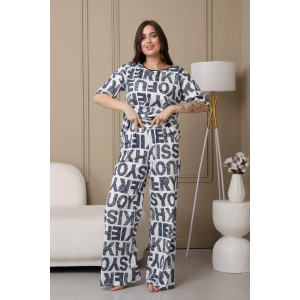 Пижама женская "Белла" 1324-5 кулирка (последний размер) белый 58,60 Пижама женская "Белла" 1324-5 кулирка (последний размер) белый 58,60