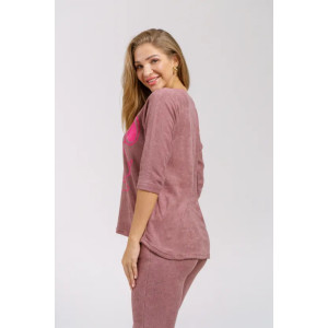 Пижама женская "Десерт 2" 1349 махра (последний размер) кофе 50 Пижама женская "Десерт 2" 1349 махра (последний размер) кофе 50