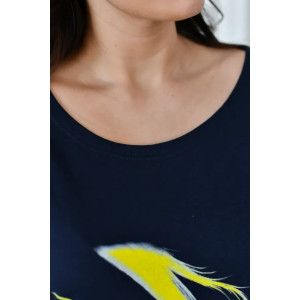 Туника женская "Шерон" 1254-2 трикотаж (последний размер) девочка черный 60 Туника женская "Шерон" 1254-2 трикотаж (последний размер) девочка черный 60